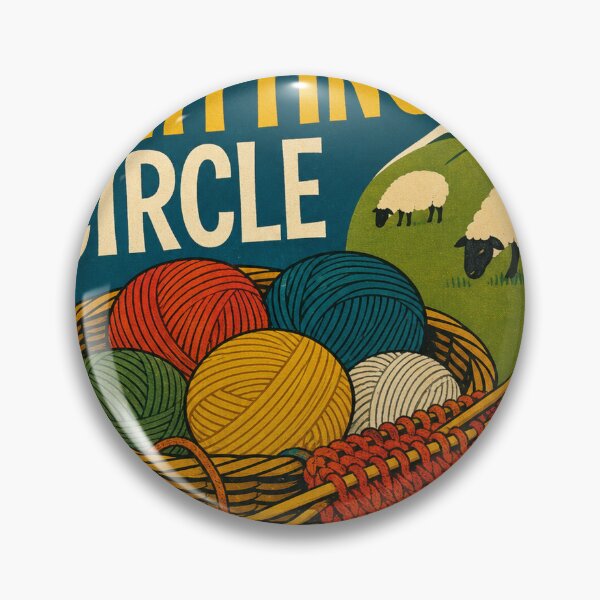 Item preview, Knitting Retro Sixties Art designed and sold by VisualArtsOasis.
