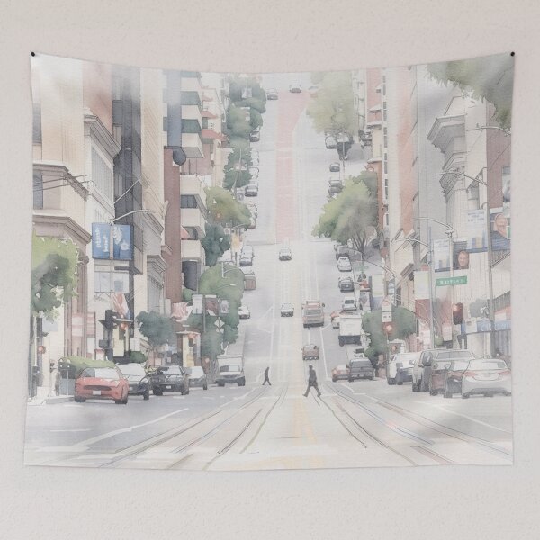 Item preview, Straight Down a San Francisco Hill designed and sold by RdeB.