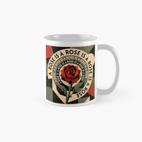 Item preview, Gertrude Stein – A Rose Is a Rose is a Rose designed and sold by Past in Threads.