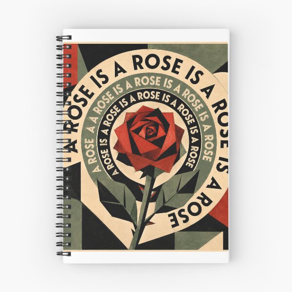 Item preview, Gertrude Stein – A Rose Is a Rose is a Rose designed and sold by Past in Threads.