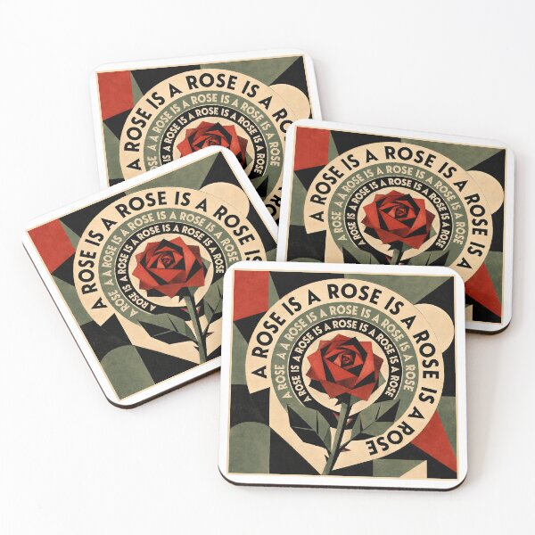 Item preview, Gertrude Stein – A Rose Is a Rose is a Rose designed and sold by Past in Threads.