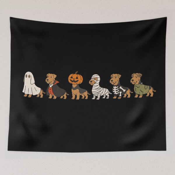 Item preview, Funny Airedale Terrier Halloween Costume Trick or Treat Mom Dad Kids designed and sold by FurryHavenPH.