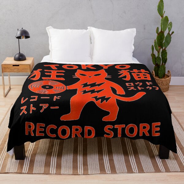 Item preview, Tokyo Record Store Cat Vinyl Record Player Rock Japanese Art designed and sold by Altenpendinton.