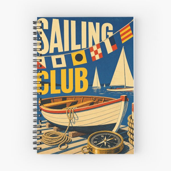 Item preview, Sailing Retro Sixties Art designed and sold by VisualArtsOasis.