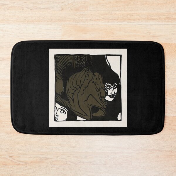 Item preview, "Nixen" (Mermaids), an allegorical vintage  print for Ver Sacrum designed and sold by stevepaint.