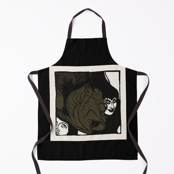 Item preview, "Nixen" (Mermaids), an allegorical vintage print for Ver Sacrum designed and sold by stevepaint.