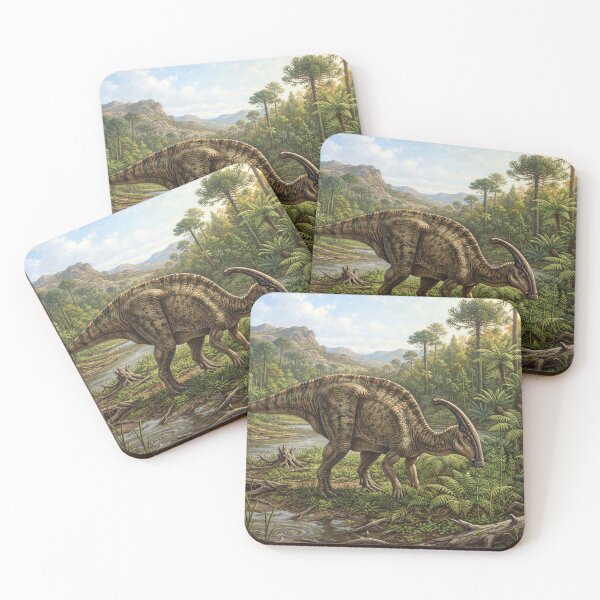 Item preview, Realistic Parasaurolophus Paleoart, Cretaceous Dinosaur Illustration II designed and sold by Yaremchuk.