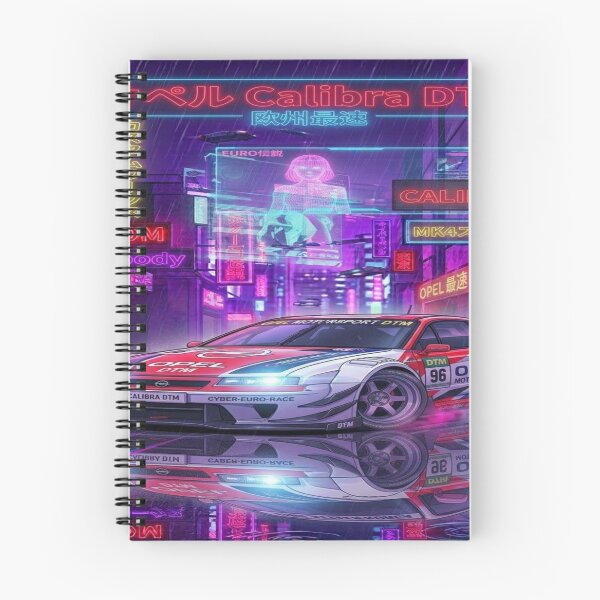 Item preview, DTM Race Car | Cyberpunk Anime Illustration designed and sold by JMAVILA ART.