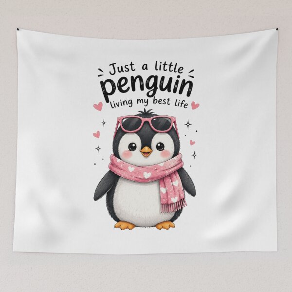 Item preview, Just a Little Penguin designed and sold by Side Quest Co..