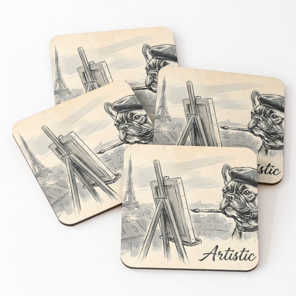Item preview, French Bulldog Painter | Artistic Paw-ssion designed and sold by SillyPawsStudio.