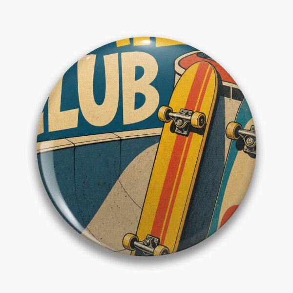 Item preview, Skateboarding Retro Sixties Art designed and sold by VisualArtsOasis.