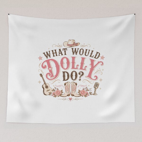 Item preview, What Would a Cowgirl Do Western Boots Pink Rodeo Country Vintage Design designed and sold by CatiaStudioArt.