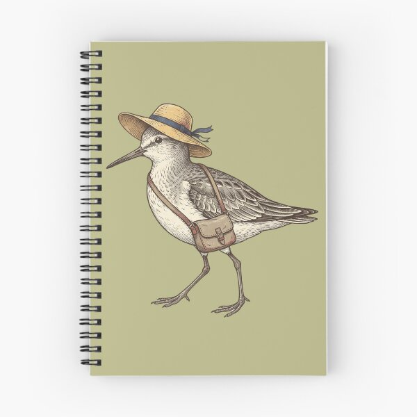 Item preview, Whimsical Sandpiper Beachcomber – Vintage Coastal Bird designed and sold by Neuro Muse Studio.