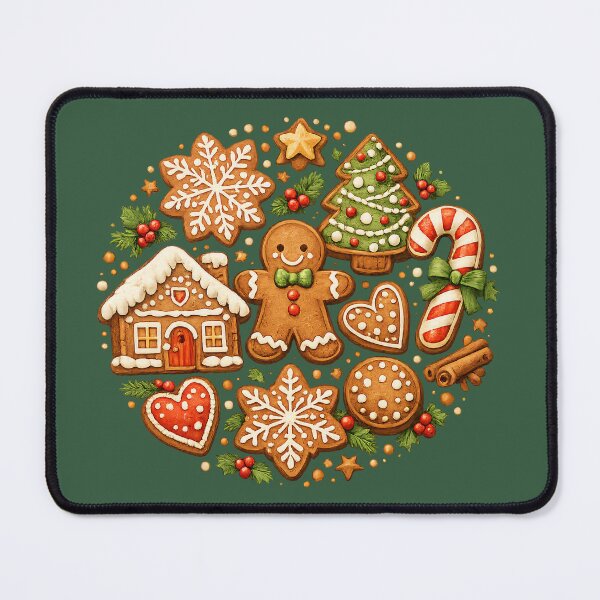 Item preview, Vintage Bakery Christmas Holiday Festive Gift - Cozy Christmas Gingerbread Man Cookie Collection designed and sold by Artycom.