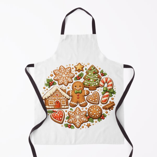 Item preview, Vintage Bakery Christmas Holiday Festive Gift - Cozy Christmas Gingerbread Man Cookie Collection designed and sold by Artycom.