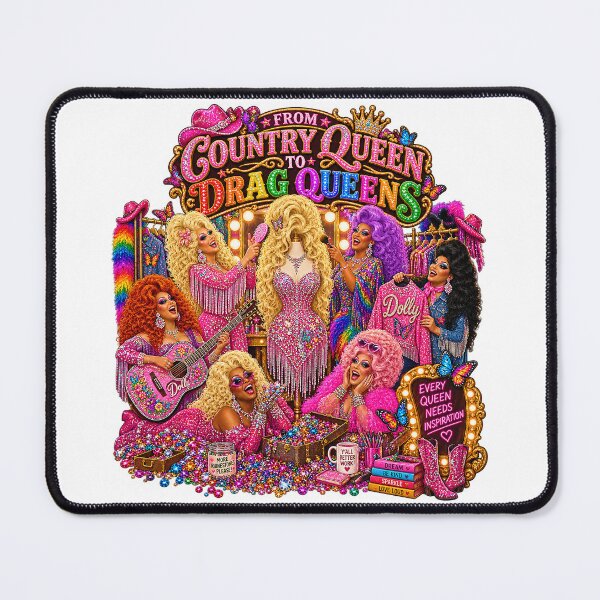 Item preview, COLLECTION - THE DOLLY EFFECT ✨ -  FROM COUNTRY QUEEN TO DRAG QUEENS - EVERY QUEEN NEEDS INSPIRATION - LGBTQIA2S+ PRIDE v2 designed and sold by WheelieGdArt.