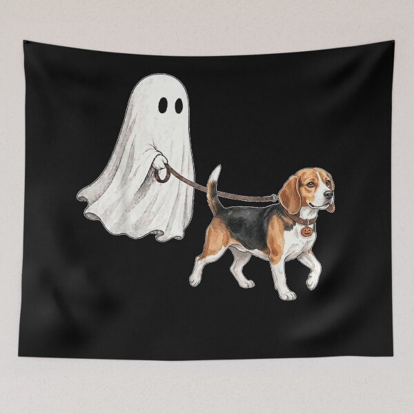 Item preview, Ghost Walking Dog Ghost Beagle Halloween Costume  designed and sold by Altenpendinton.