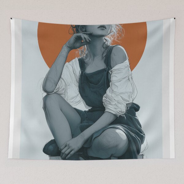 Item preview, The Sun Behind Her Silence designed and sold by oanaunciuleanu.