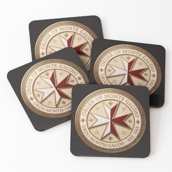 Item preview, Order of Monte Gaudio – Medieval Knightly Emblem (1163) designed and sold by ElNiro.