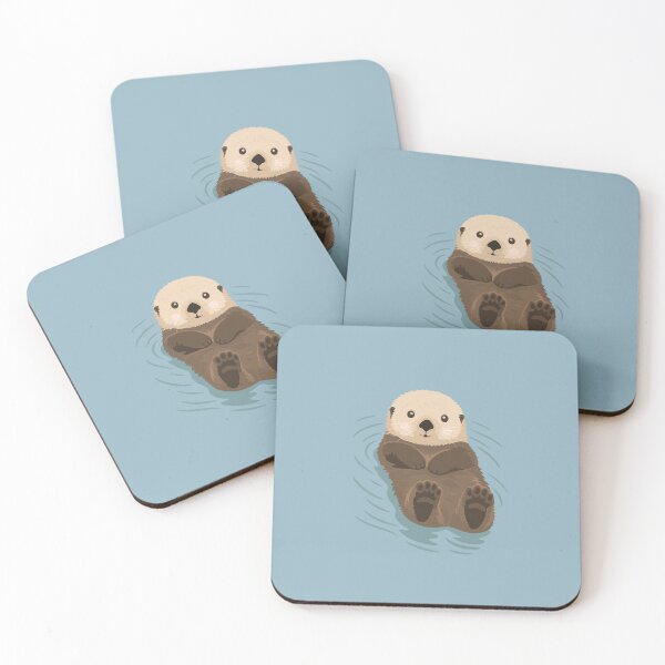 Item preview, Cute otter designed and sold by qualalistudio.
