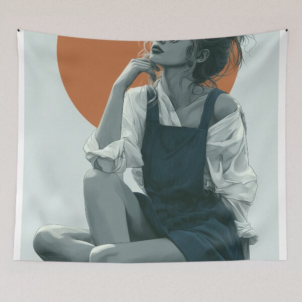 Item preview, The Sun Behind Her Silence designed and sold by oanaunciuleanu.
