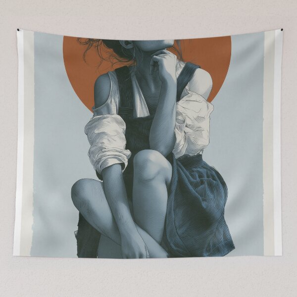 Item preview, The Sun Behind Her Silence designed and sold by oanaunciuleanu.