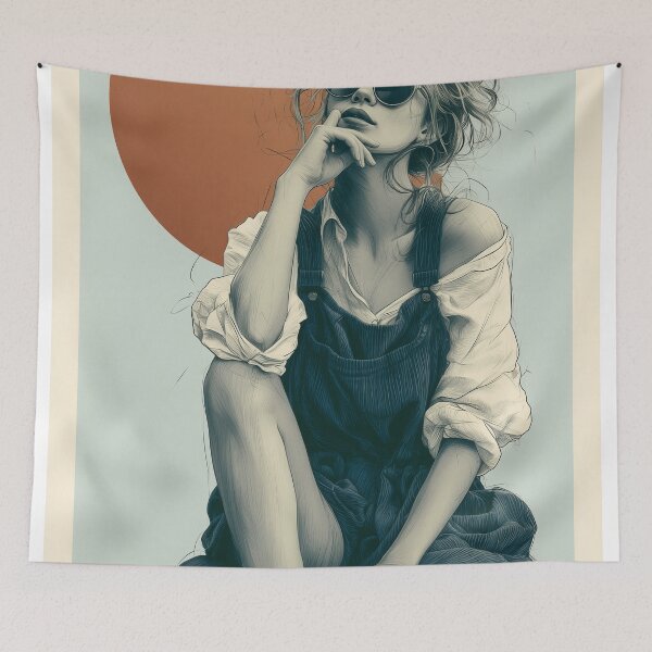 Item preview, The Sun Behind Her Silence designed and sold by oanaunciuleanu.