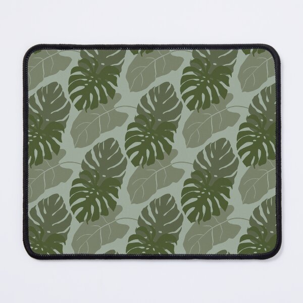 Item preview, Olive Monstera Leaf Pattern | Earthy Tropical Botanical Art designed and sold by ​Jyoti Digital Artist.