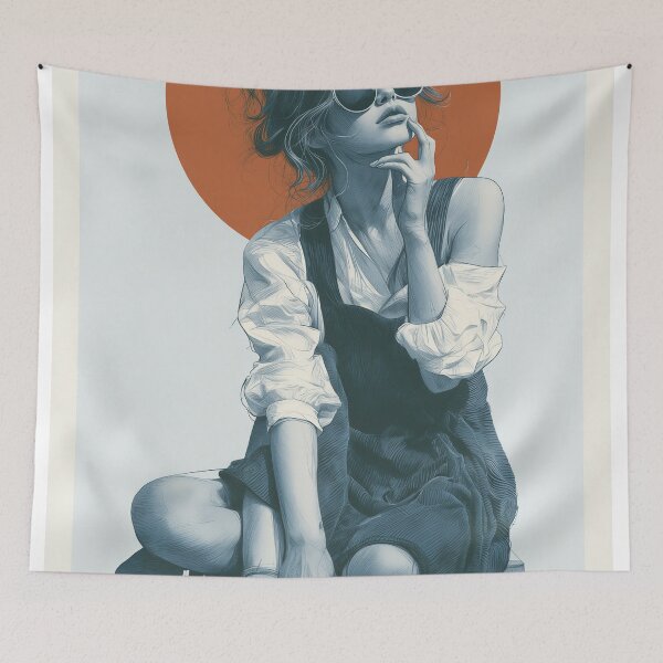 Item preview, The Sun Behind Her Silence designed and sold by oanaunciuleanu.