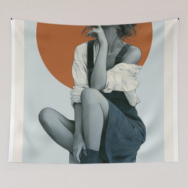 Item preview, The Sun Behind Her Silence designed and sold by oanaunciuleanu.