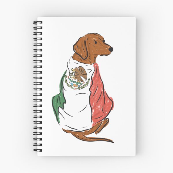 Item preview, Dachshund wearing Mexico Flag  designed and sold by lovemydoggie.
