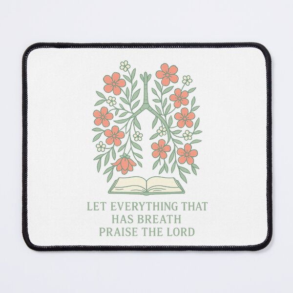 Item preview, Faith in Full Bloom | Botanical Bible Verse Art “Let Everything That Has Breath Praise the Lord” T-Shirt designed and sold by SoulThread Studio.