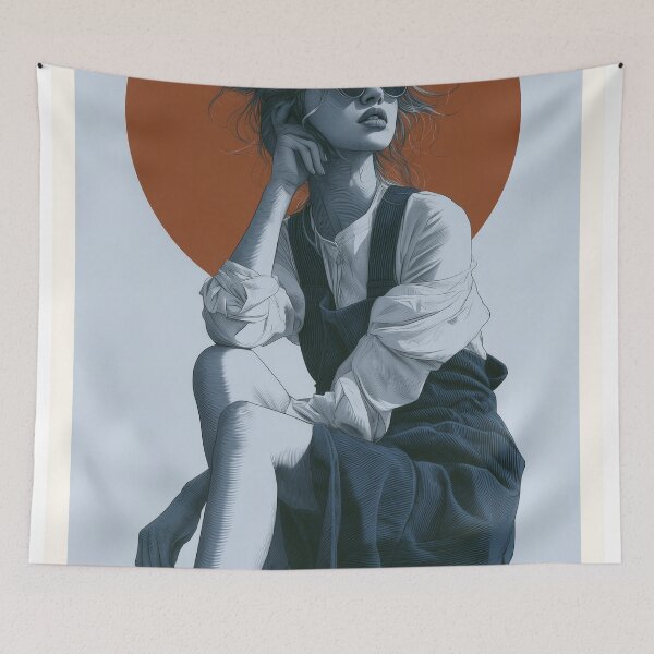 Item preview, The Sun Behind Her Silence designed and sold by oanaunciuleanu.
