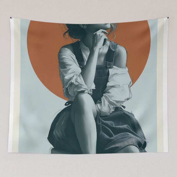 Item preview, The Sun Behind Her Silence designed and sold by oanaunciuleanu.