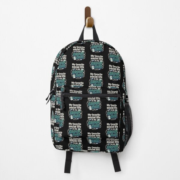 Item preview, My Favorite Social Life Is My Group Chat Introvert designed and sold by DuckOddity.