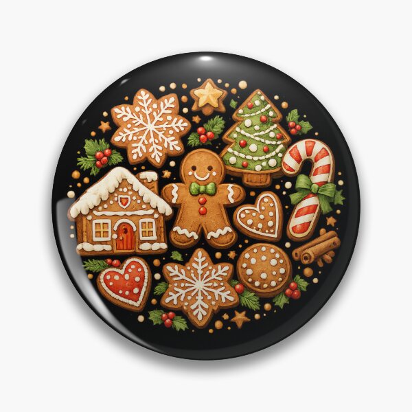 Item preview, Vintage Bakery Christmas Holiday Festive Gift - Cozy Christmas Gingerbread Man Cookie Collection designed and sold by Artycom.