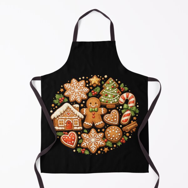 Item preview, Vintage Bakery Christmas Holiday Festive Gift - Cozy Christmas Gingerbread Man Cookie Collection designed and sold by Artycom.