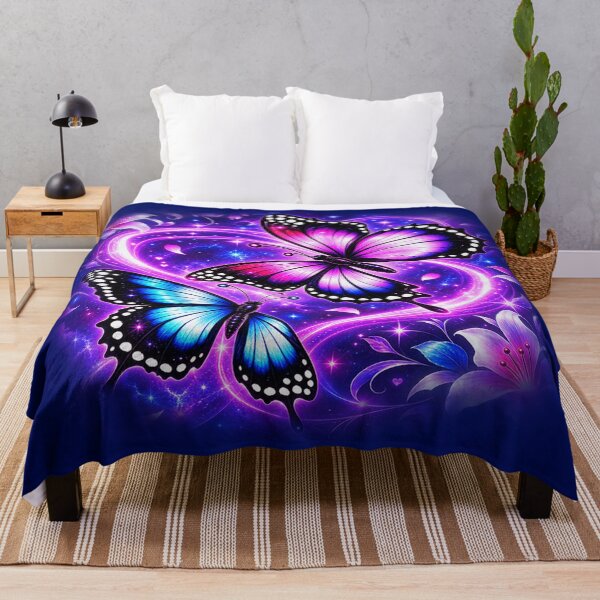 Item preview, Cosmic Butterfly Hearts – Magical Love and Celestial Wings designed and sold by TroviTutto.