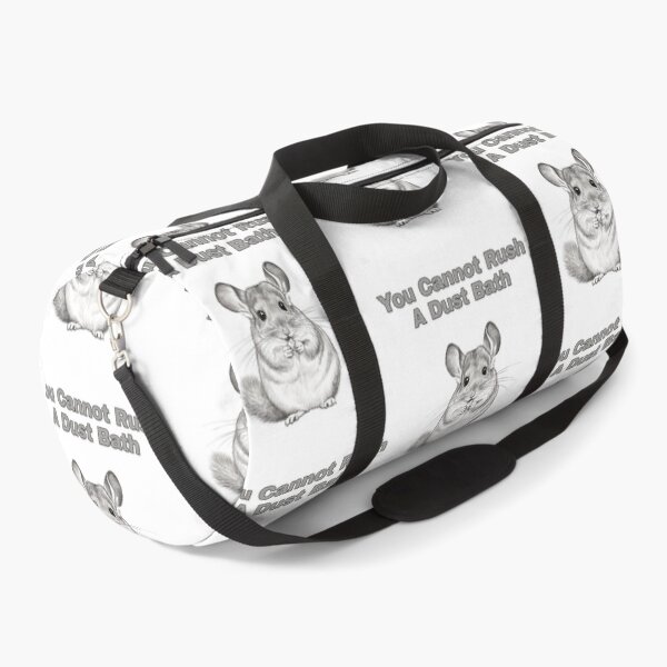 Item preview, Chinchilla Dust Bath Patience Pencil Sketch Art designed and sold by NatureUnleashed.