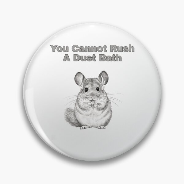 Item preview, Chinchilla Dust Bath Patience Pencil Sketch Art designed and sold by NatureUnleashed.