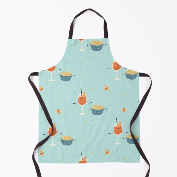 Item preview, Kawaii Spritz & Chips – Cute Italian Aperitivo Pattern designed and sold by somecallmeninastudio .