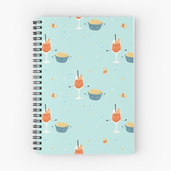 Item preview, Kawaii Spritz & Chips – Cute Italian Aperitivo Pattern designed and sold by somecallmeninastudio .