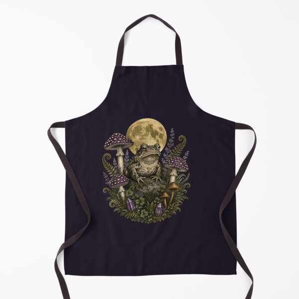 Item preview, Moon Garden Toad and Mystic Mushrooms designed and sold by printheavenart.