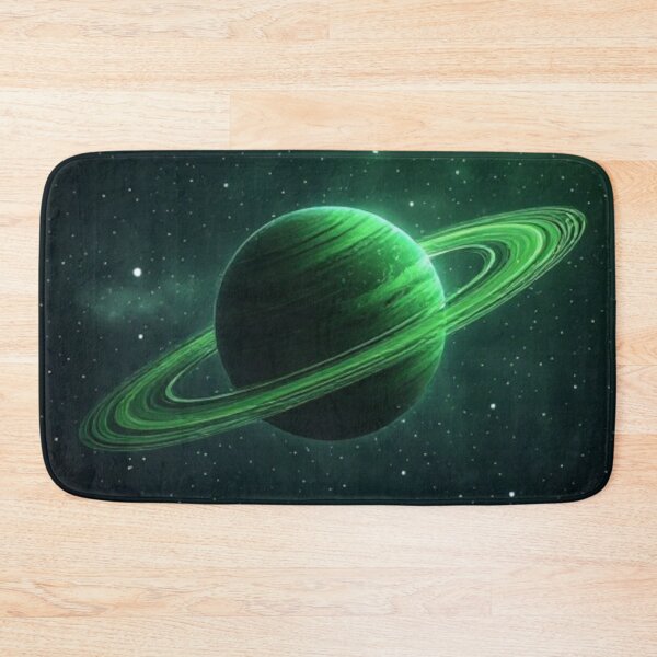 Item preview, Green Ringed Planet #1 designed and sold by Jadelight's AI Slop.
