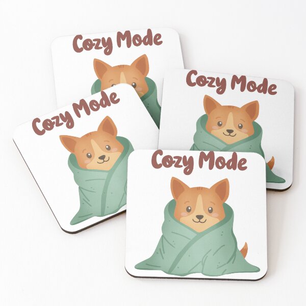 Item preview, Cozy Mode Dog Illustration designed and sold by DinaArtStudio.