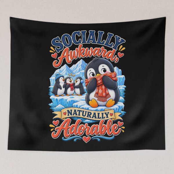 Item preview, Socially Awkward Penguins designed and sold by Side Quest Co..