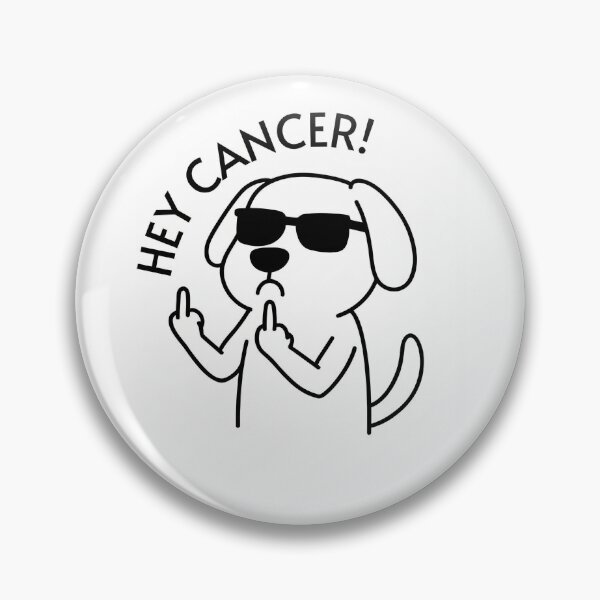 Item preview, Hey Cancer Middle Finger Dog Shirt designed and sold by Jessartsao.
