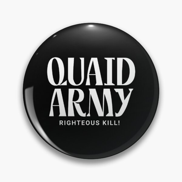 Item preview, Quaid Army Righteous Kill Vintage Typography designed and sold by nayomi-hassell.