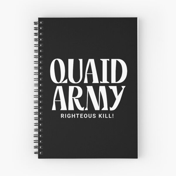 Item preview, Quaid Army Righteous Kill Vintage Typography designed and sold by nayomi-hassell.