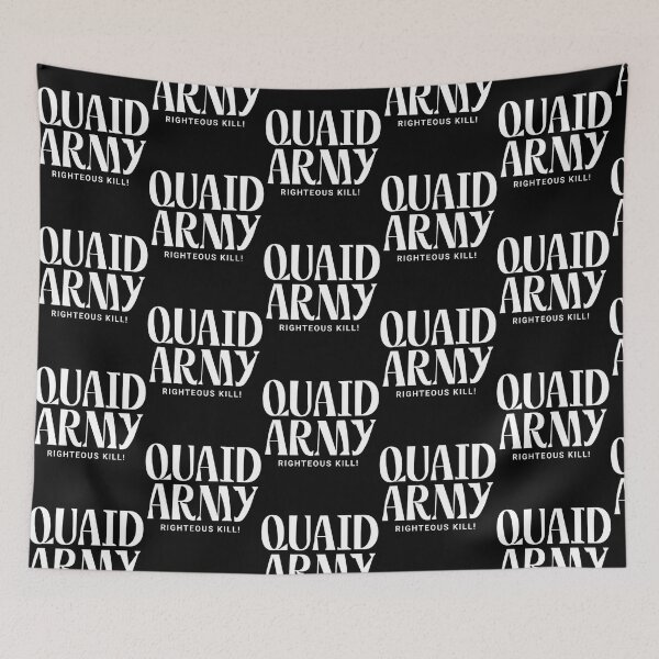 Artikelvorschau, Quaid Army Righteous Kill Vintage Typography entworfen und verkauft von nayomi-hassell.